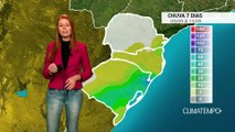 Confira o volume de chuva para os próximos 7 dias no Brasil