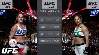 JESSICA EYE VS BETHE CORREIA 10/09/16 UFC 203