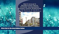 Online eBook McCaulay s Maryland Real Estate Licensing Exams State Portion Sample Exams and Study