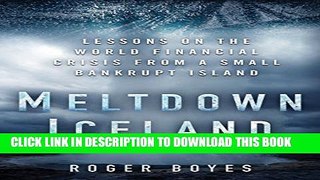 [PDF] Meltdown Iceland: Lessons on the World Financial Crisis from a Small Bankrupt Island Popular