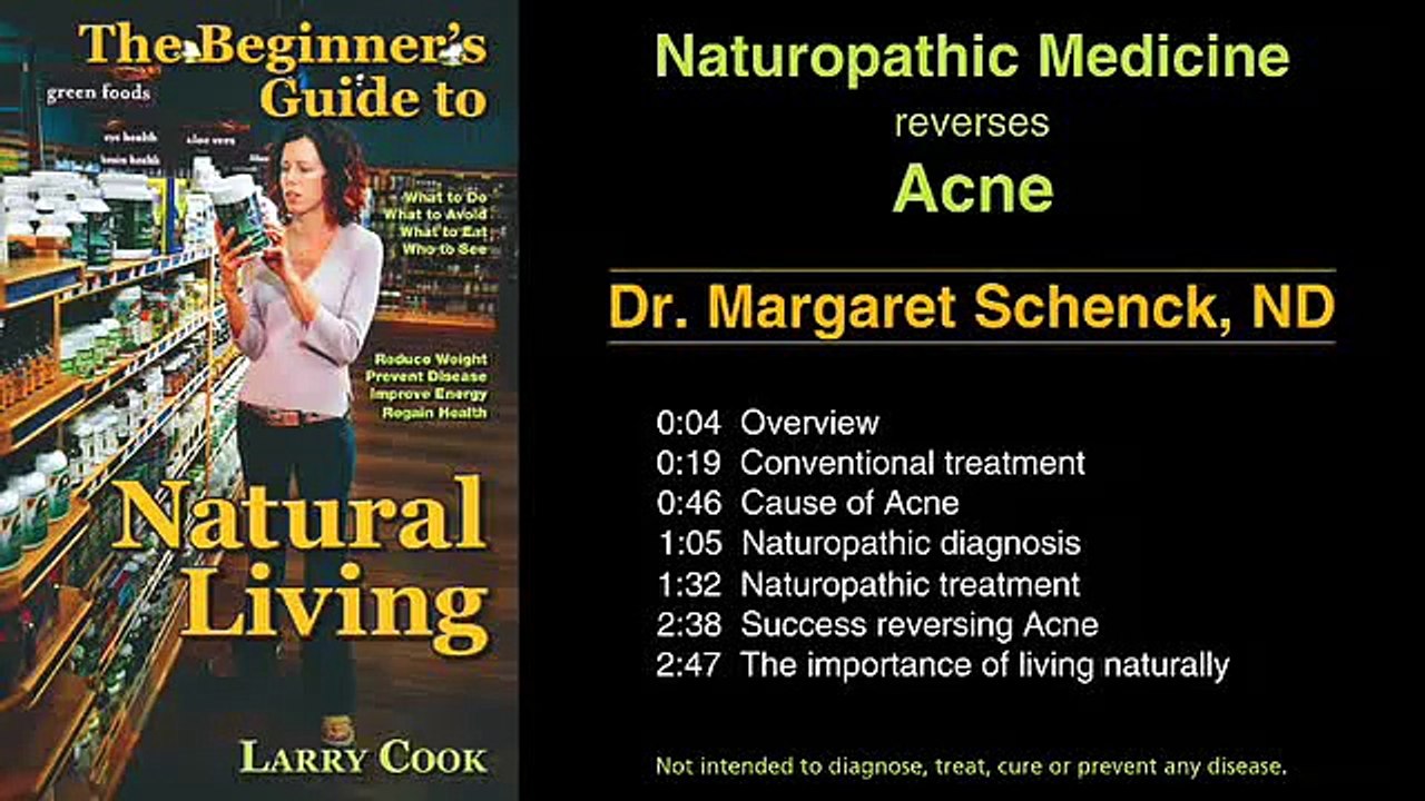 Effectively Treat Acne with Natural Medicine by Dr. Schenck, ND Naturopathic Doctor