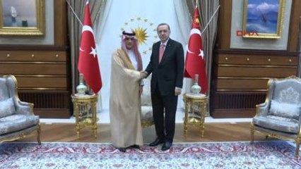 Erdoğan, Suudi Arabistan Dışişleri Bakanı'nı Kabul Etti