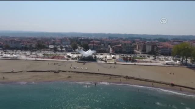 Karasu Sahili Mavi Bayrak La Buluştu