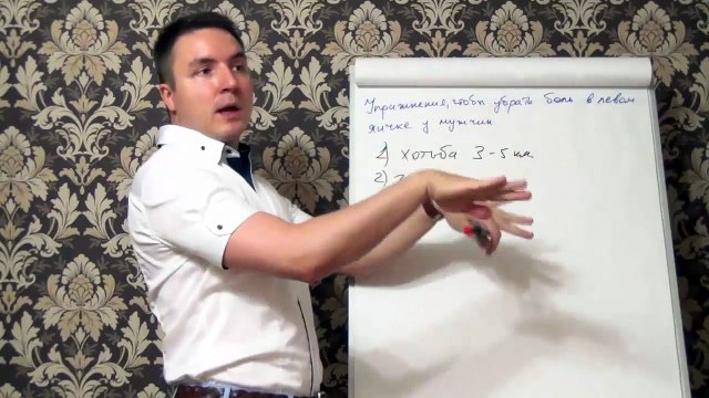 Евгений Грин — Упражнения, чтобы убрать боль в левом яичке у мужчин