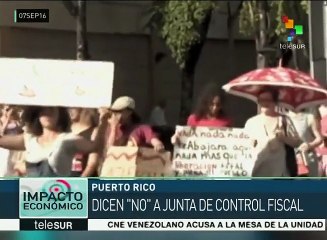 Puertorriqueños rechazan la imposición de una junta de control fiscal