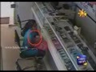A mobile robbery caught on CCTV.