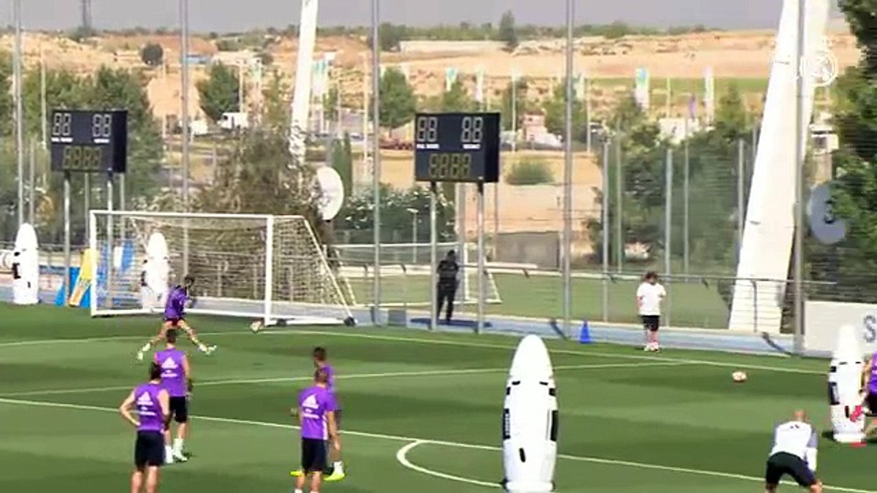 Quand Ronaldo et Benzema régalent à l’entraînement