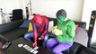 SPIDERMAN vs FROZEN ELSA vs HULK - CRAZY DREAM - Spiderman Kissed Hulk - Superhero Fun in Real Life