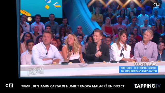 TPMP : Benjamin Castaldi humilie Enora Malagré en direct