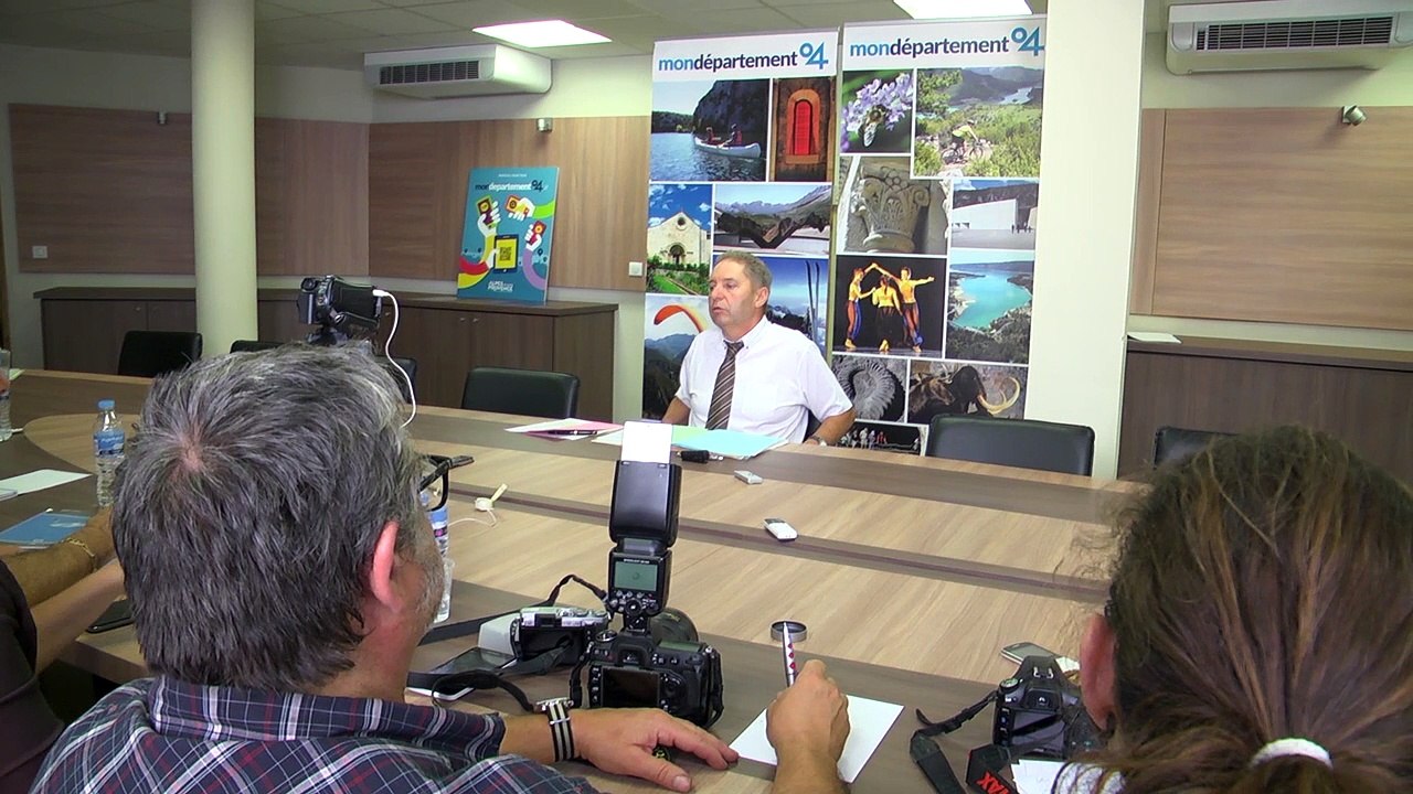 D!CI TV : Alpes de Haute-Provence : Journée de rentrée pour le président du département