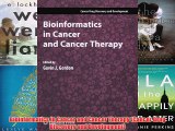 [PDF] Bioinformatics in Cancer and Cancer Therapy (Cancer Drug Discovery and Development) Popular