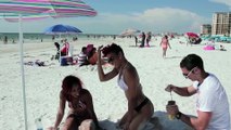 Eating Hot Girl's A** On The Beach With Choclate Prank - Nutella On Booty Prank