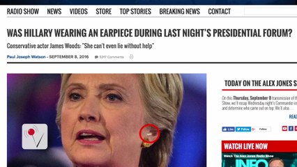 Donald Trump Jr. Spread Conspiracy Theory Claiming Clinton Wore an Earpiece During Town Hall