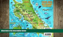 complete  Costa Rica Dive Map   Pacific Reef Creatures Guide Franko Maps Laminated Fish Card