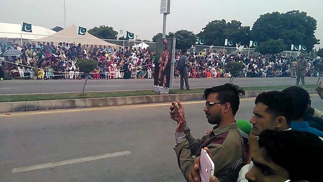 Military parade with mechanized infantry on 6th September 2016