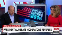 Presidential debate moderators announced - YouTube