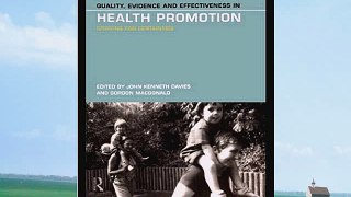 [PDF] Quality Evidence and Effectiveness in Health Promotion (Striving for Certainties) Popular