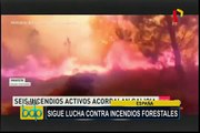 Incendios forestales afectan el norte de España