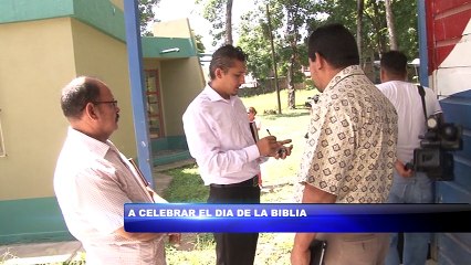 Todo listo para celebrar el Día de la Biblia