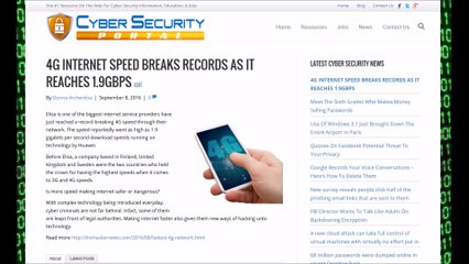 This is how  quickly the  web can go