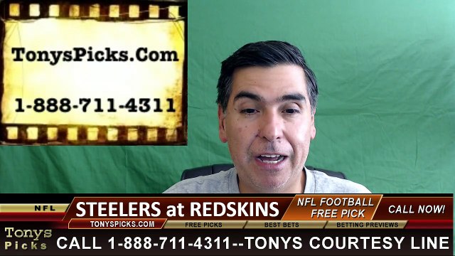 Washington Redskins vs. Pittsburgh Steelers Free Pick Prediction NFL Pro Football Odds Preview 9-12-2016