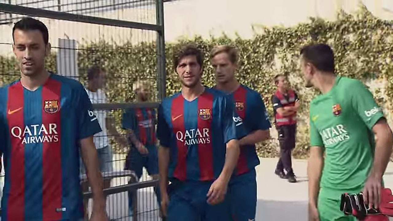 Quand Messi affronte les malvoyants espagnols