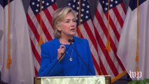 Clinton blames Trump for birther claims