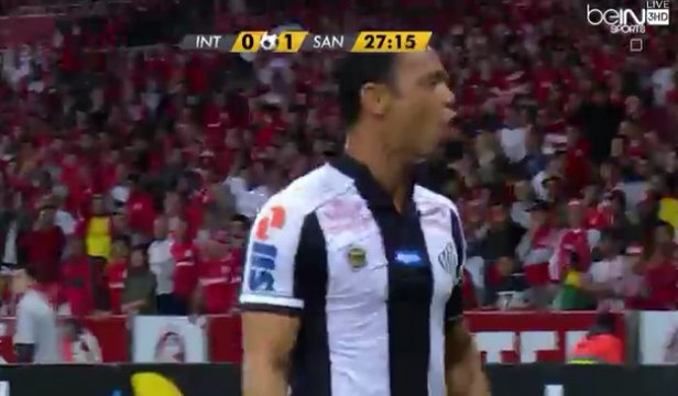 Ricardo Oliveira Amazing Goal - S. C. Internacional 0-1 Santos Futebol Clube