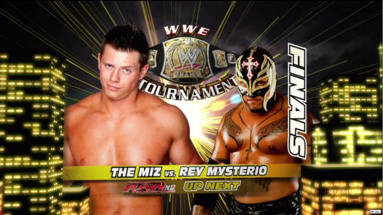 WWE Raw - Rey Mysterio vs The Miz Campeonato WW...