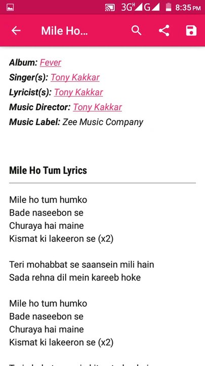 Mile_Ho_Tum_Lyrics