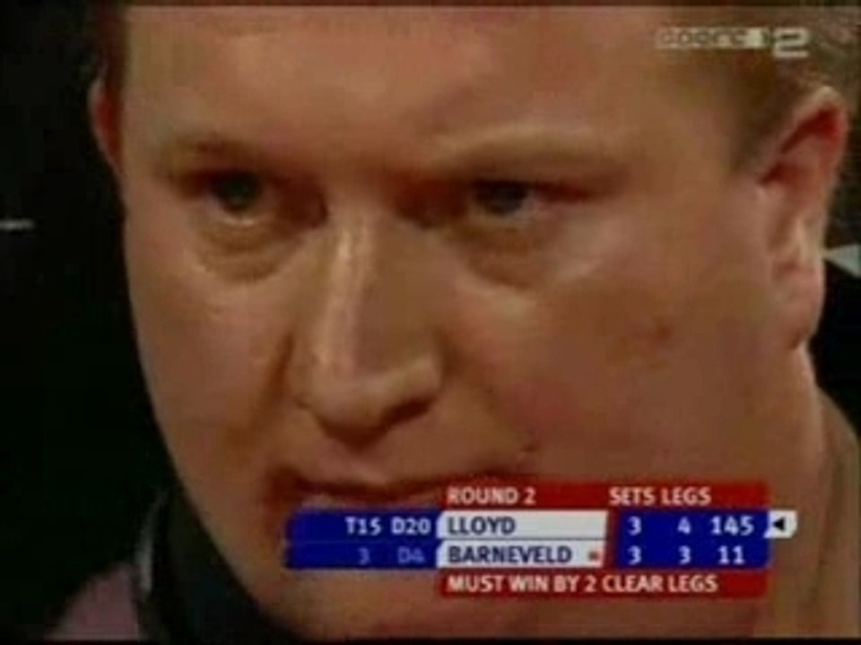 Lloyd vs v. Barneveld - PDC World Championship Darts '07