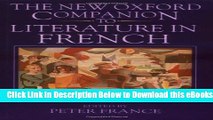[Download] The New Oxford Companion to Literature in French Online Ebook