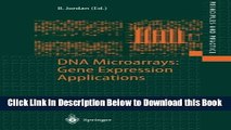 [Best] DNA Microarrays: Gene Expression Applications Online Books