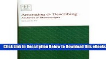 [PDF] Arranging   Describing Archives   Manuscripts (Archival Fundamentals Series II) Online Books