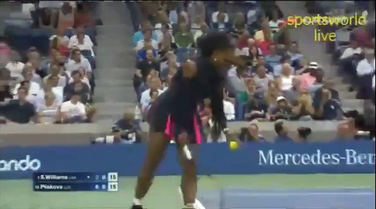 SPORTS WORLD S.WILLIAM VS K.PILISKOVA SEMI FINAL  US OPEN 2016,3
