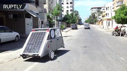 ‘Inspired’ by chronic electricity deficit_ Gaza students build solar car to beat fuel blockade