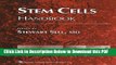[Read] Stem Cells Handbook Ebook Free