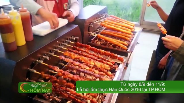 Lễ hội ẩm thực Hàn Quốc 2016 tại TP.HCM - Thành Phố Hôm Nay [HTV9 - 08.09.2016]