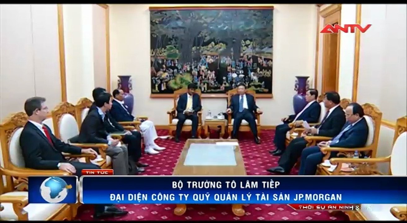 Bộ trưởng Tô Lâm tiếp đại diện Công ty Quỹ Quản lý tài sản JP.Morgan