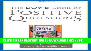 [PDF] The Boy s Book of Positive Quotations Popular Online