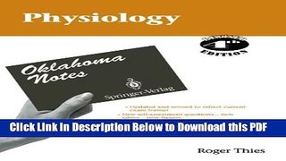 [Read] Physiology (Oklahoma Notes) Full Online