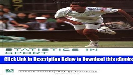 [Reads] Statistics in Sport (Arnold Applications of Statistics Series) Free Books