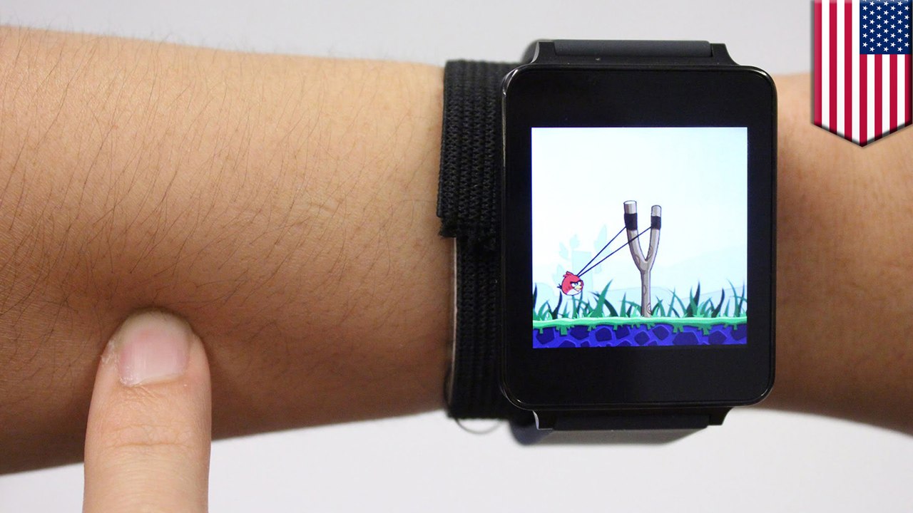 ใช้ผิวเป็นทัชแพด สำหรับ smartwatch