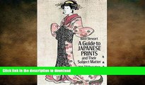 FAVORITE BOOK  A Guide to Japanese Prints and Their Subject Matter (English and Japanese