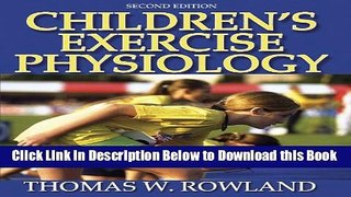 [Best] Children s Exercise Physiology Free Books