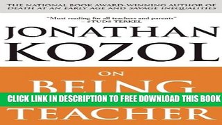 New Book On Being a Teacher