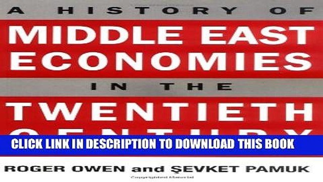 [PDF] A History of Middle East Economies in the Twentieth Century Full Online