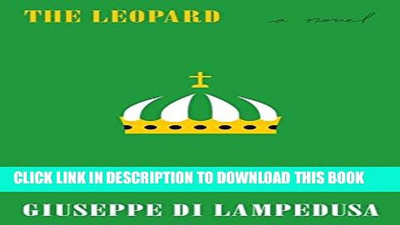 [PDF] The Leopard: A Novel Full Online