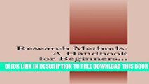 New Book Research Methods: A Handbook for Beginners...