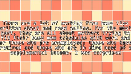 Working From Home Tips - Check It Out